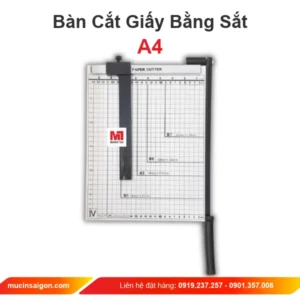 Bàn cắt giấy bằng sắt (KHỔ A4)
