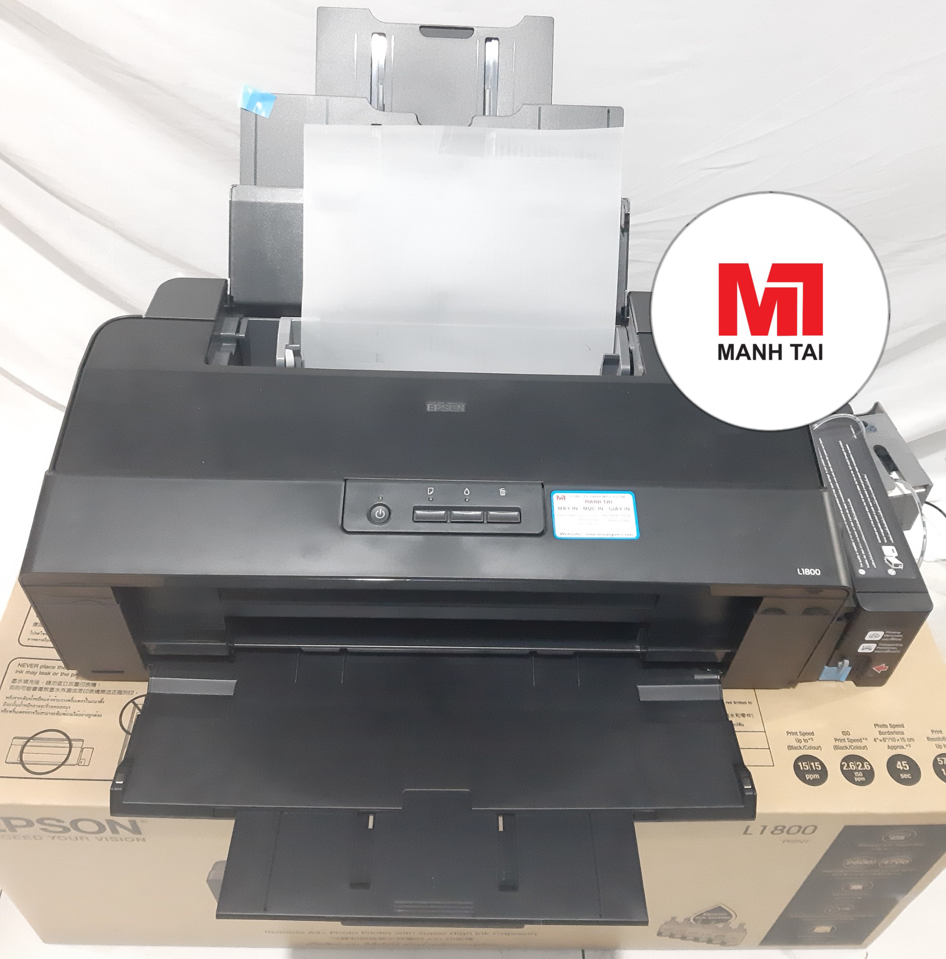 Máy In Epson L1800 In Pet Khổ A3 - Mực In Sài Gòn