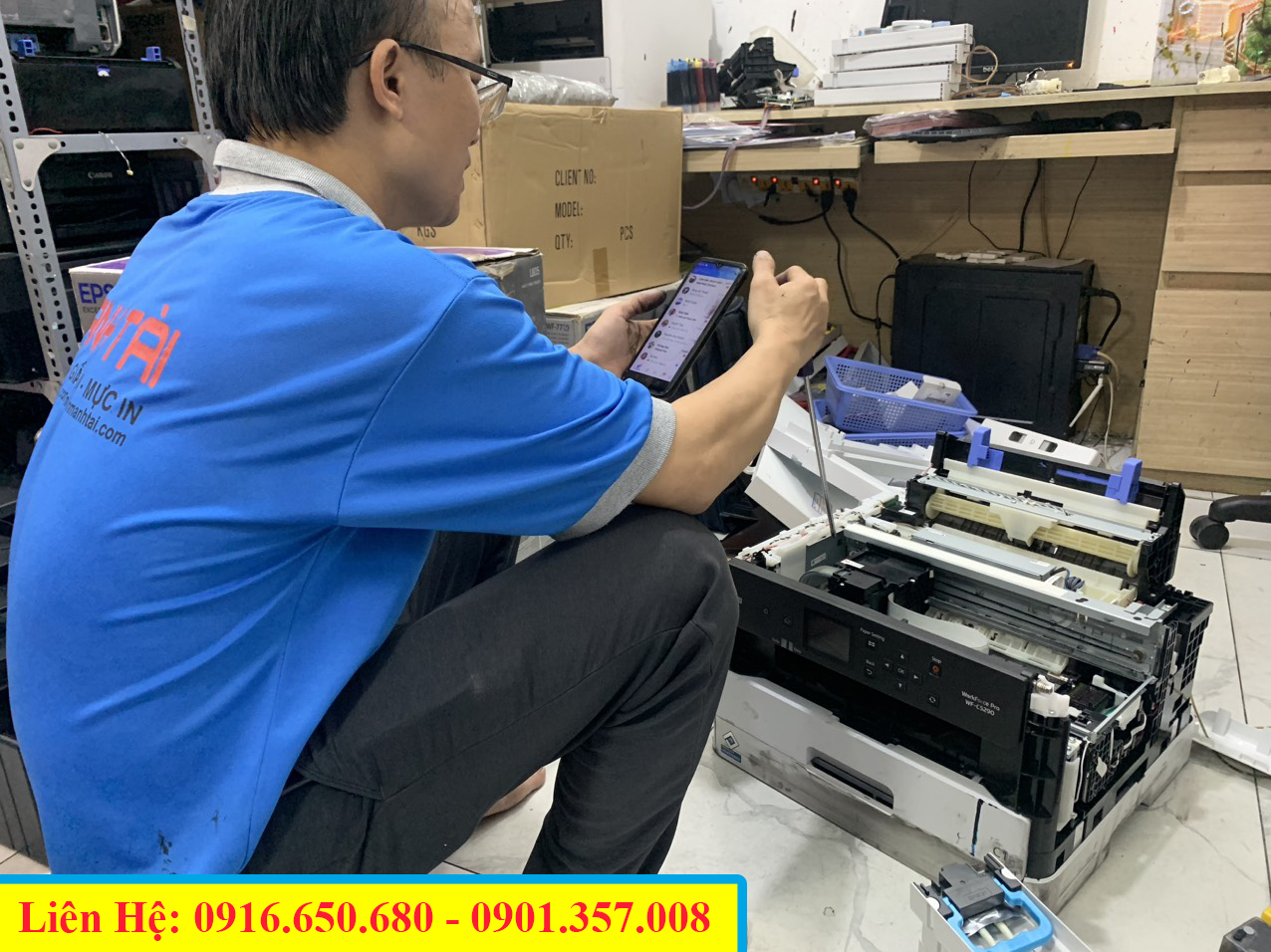 Quy Trình Sửa Máy In Tại Nhà Nhanh Chóng Tại Mực In Sài Gòn