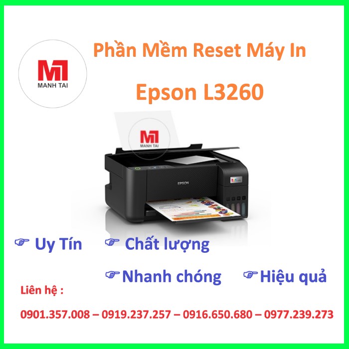 Phần Mềm Reset Máy In Epson L3260