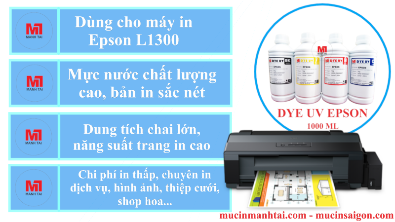 Mực Dye Uv Epson L1300