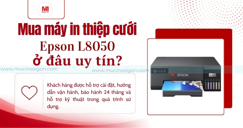Quyền lợi khi mua máy in tại Mực in Sài Gòn