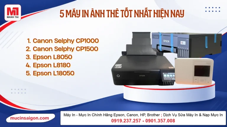 5 Máy In Ảnh Thẻ Tốt Nhất Hiện Nay: Nên Chọn Máy Nào?