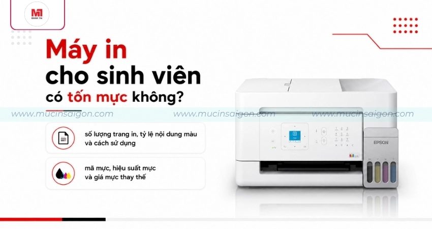 Chi phí mực máy in cho sinh viên: Có thực sự tiết kiệm?
