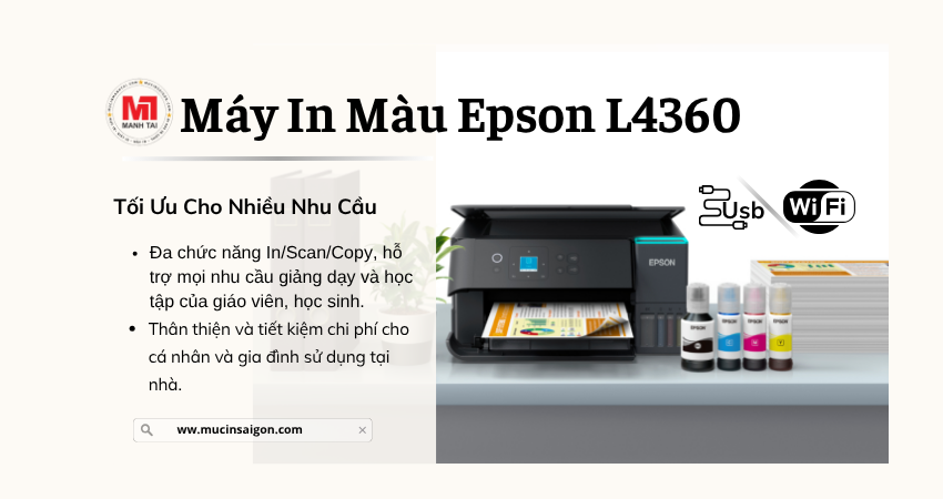 Máy In Màu Epson L4360 – Độc Đáo, Chính Xác Và Tiết Kiệm Cho Mọi Nhu Cầu In Ấn 4 May In Mau Epson L4360 17