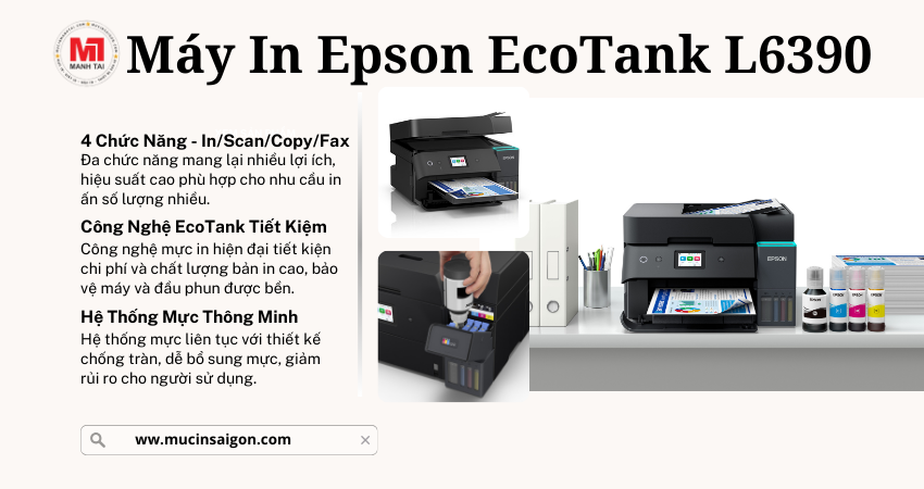 Máy In Epson EcoTank L6390 2 Máy In Epson EcoTank L6390