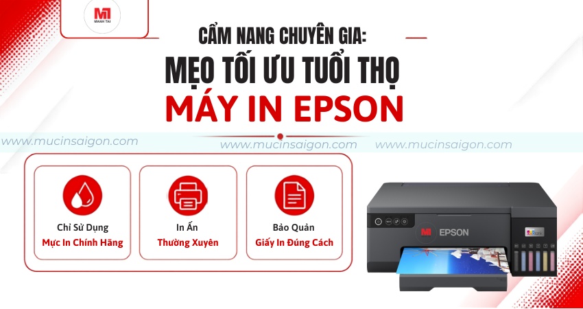Cách kéo dài tuổi thọ máy in Epson