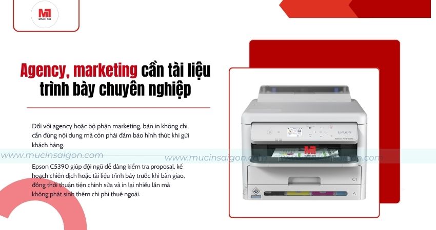 Agency và doanh nghiệp thường xuyên in tài liệu màu