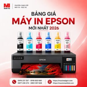 Bảng Giá Máy In Epson Mới Nhất 2026 Và Những Yếu Tố Ảnh Hưởng Đến Giá