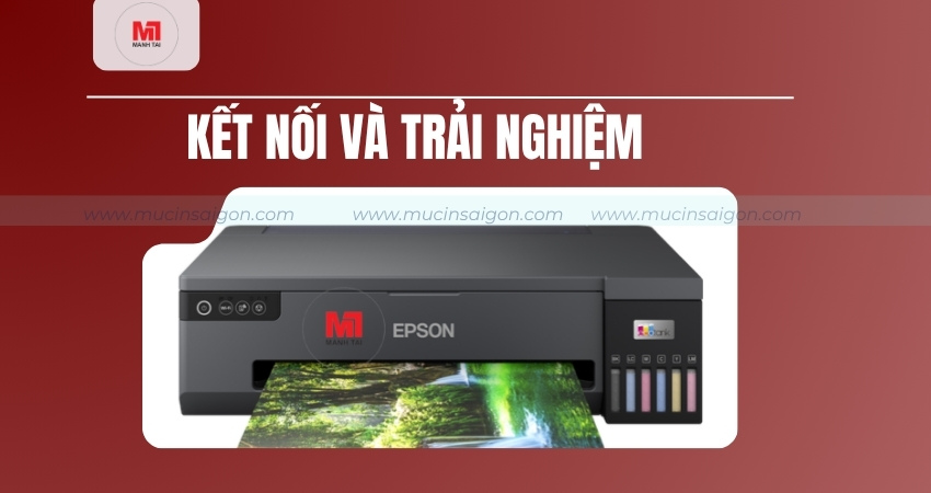 Epson L18050 hỗ trợ Wi-Fi, Wi-Fi Direct và USB, dễ dàng kết nối nhiều thiết bị
