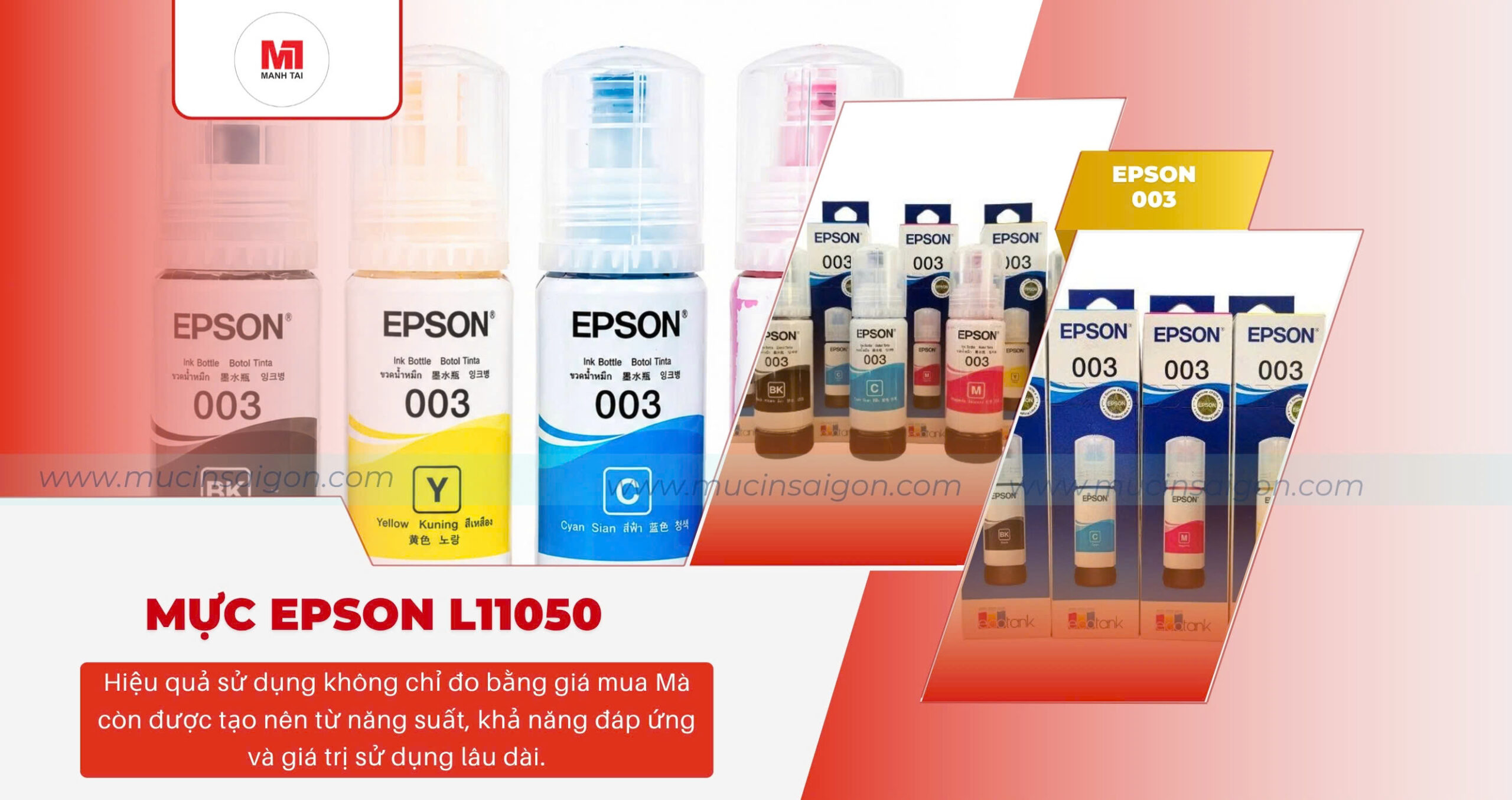 Giá trị sử dụng thực tế của mực Epson L11050 trong môi trường in thường xuyên