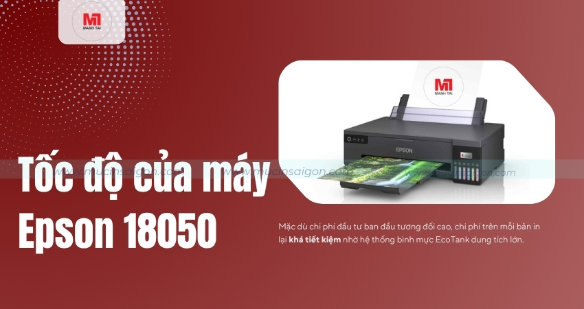 Epson L18050 đáp ứng tốt nhu cầu in ảnh và thiết kế hằng ngày