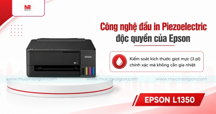 Công nghệ đầu in Piezoelectric độc quyền của Epson