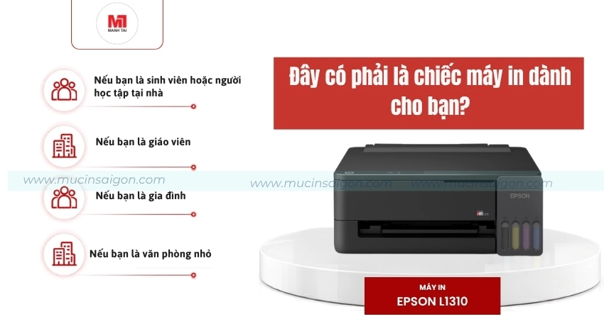 Epson L1310 có phải là chiếc máy in dành cho bạn?
