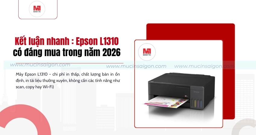 Máy Epson L1310 có tốt không?