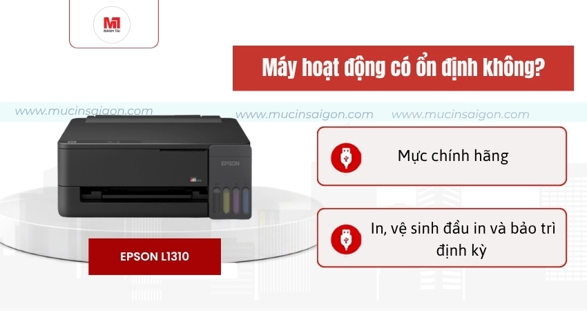 Epson L1310 vận hành ổn định