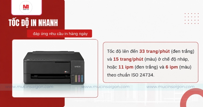 In nhanh và ổn định cho công việc hằng ngày