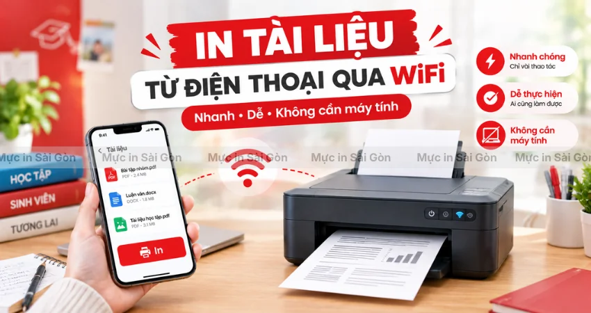 Bước 1: Mở tài liệu cần in