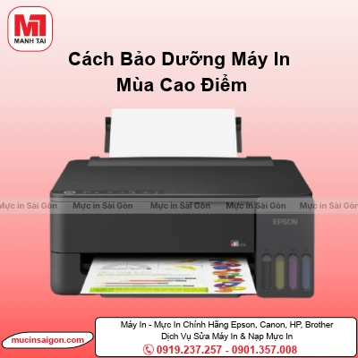 Cách Bảo Dưỡng Máy In Trong Mùa Cao Điểm In Ấn