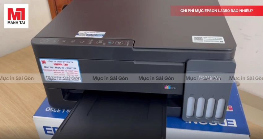 Chi Phí Mực Epson L3350 Có Tiết Kiệm Không?