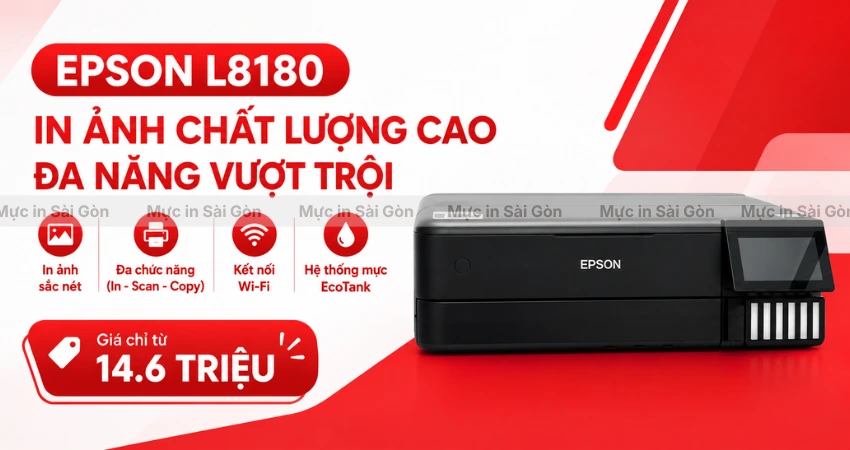 Chi Phí Dùng Epson L8180: Những Khoản Không Nên Bỏ Qua