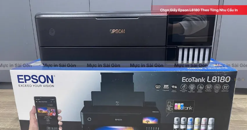 Mỗi Nhu Cầu, Epson L8180 Nên Chọn Loại Giấy Nào?