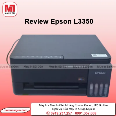 Review Epson L3350: Chất Lượng In, Chi Phí Mực & Nhu Cầu Sử Dụng Phù Hợp