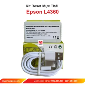 Kit Reset Chip Mực Thải Epson L4360