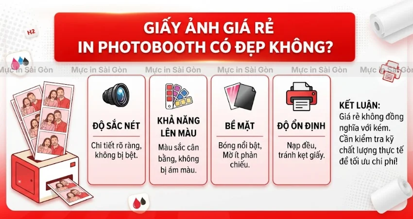 Giấy Ảnh Giá Rẻ In Photobooth: Chất Lượng Có Tốt Không?