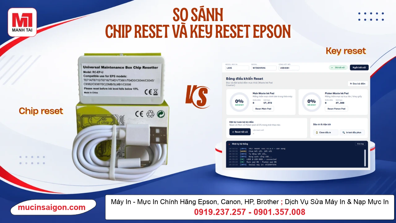 Chip Reset Và Key Reset Epson: Khác Biệt Và Cách Chọn