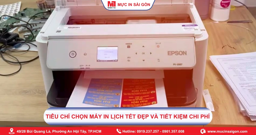 4 Tiêu Chí Chọn Máy In Lịch Tết Đẹp, Ít Tốn Kém